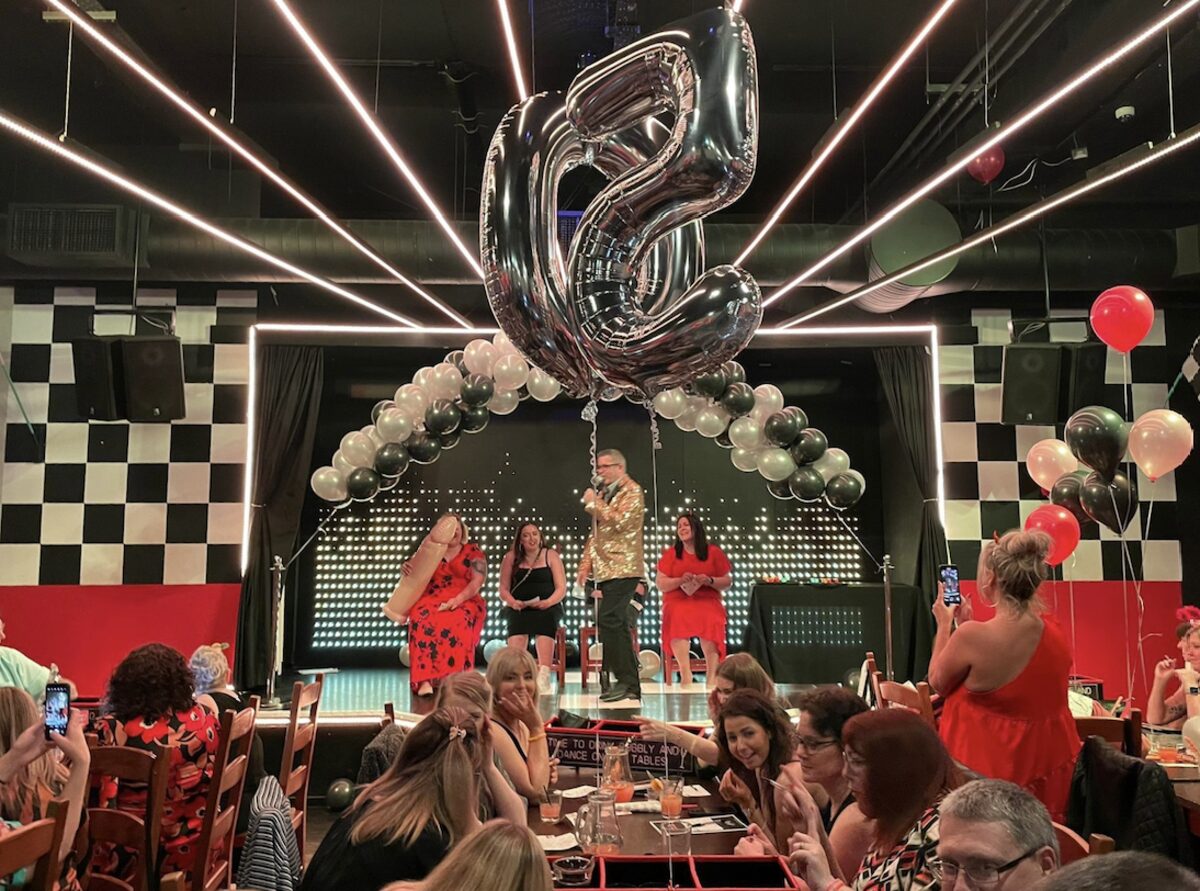 Rock And Roll Bingo show on stage